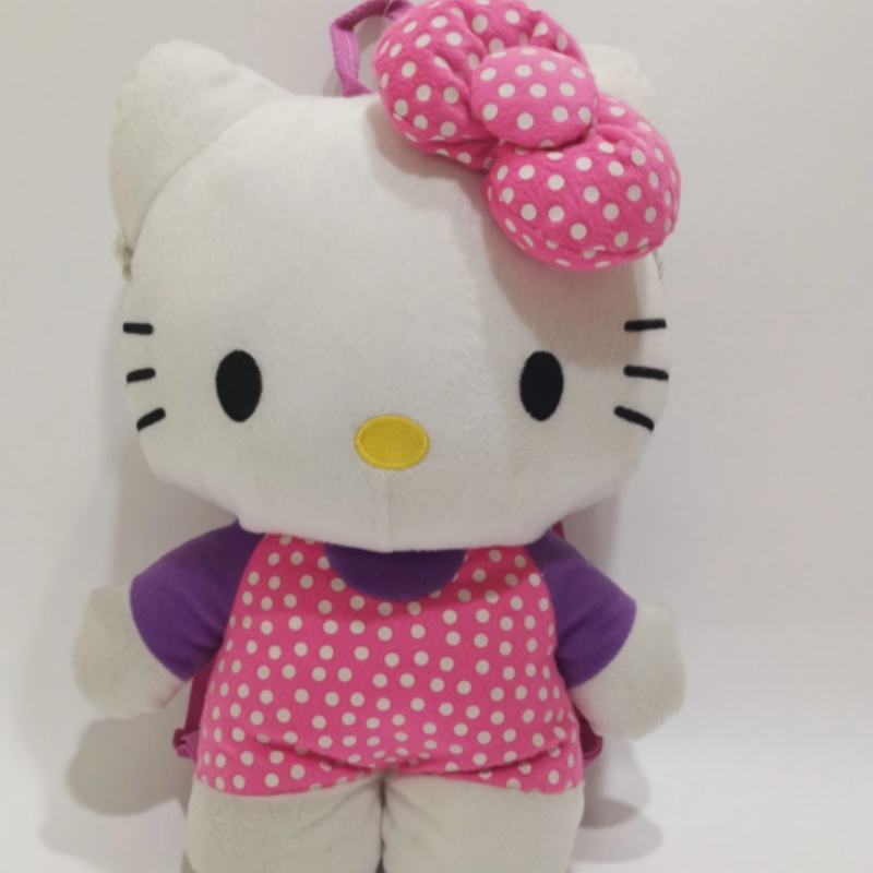 Hot Selling Plush Backpack Hello Kitty Gift Toy Bag for Kids