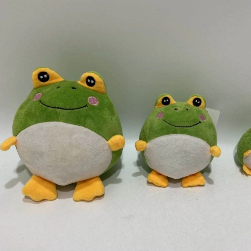 Hot Selling Plush Toys Embroidered Frog Animal