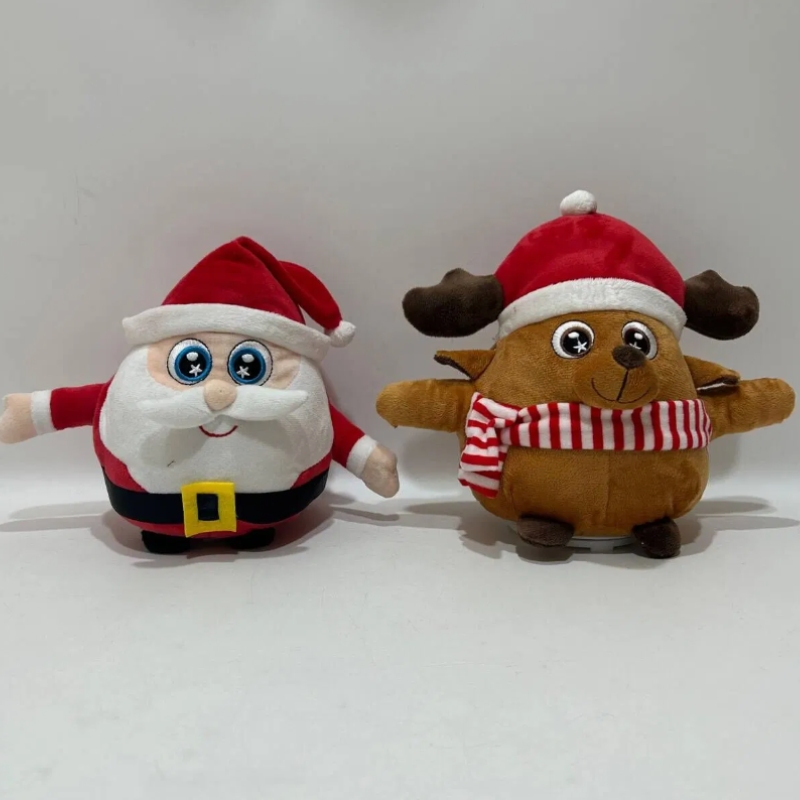 Stuffing Santa And Reindeer Plush toy