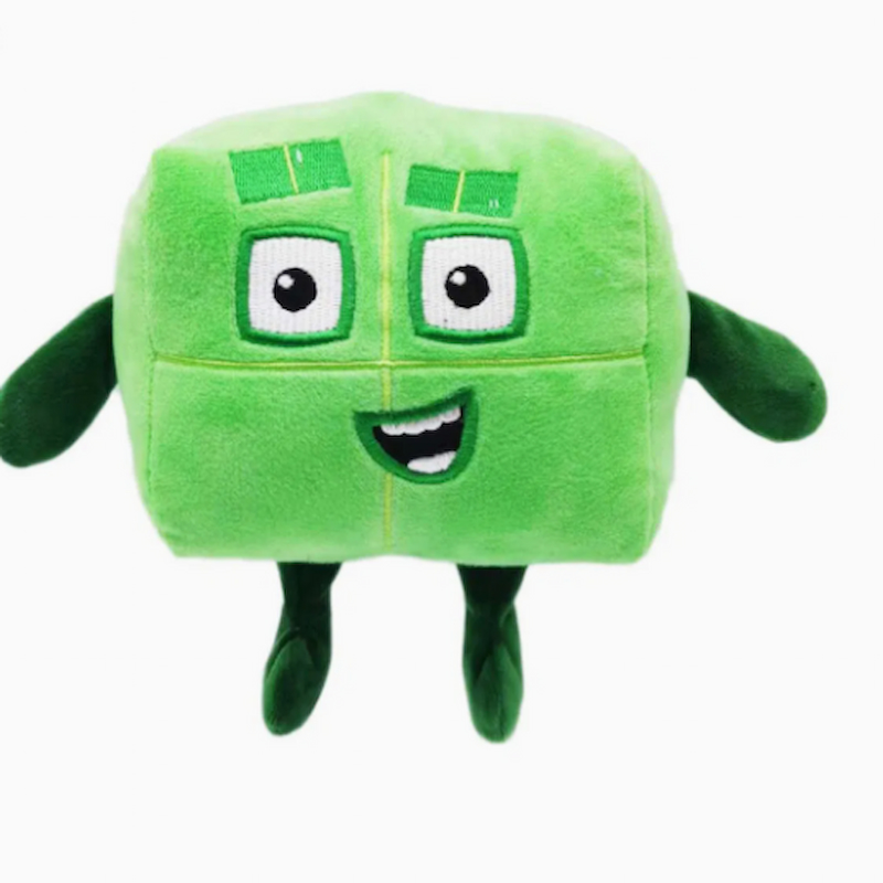 Custom New Products Digital Building Blocks Plush Toys